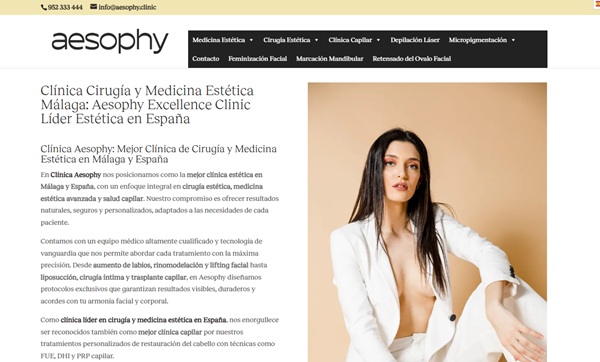 Imagen de la web de Aesophy