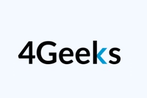 academias de programación - logo de 4Geeks