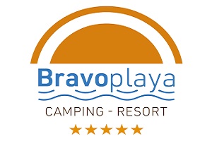 Uno de los mejores campings en España es Bravoplaya Camping Resort, logo