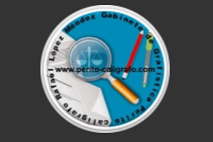 logo de Rafael López Méndez, Perito calígrafo