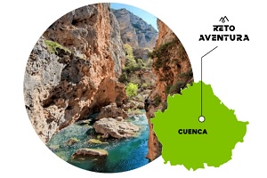 actividades de aventura - logo de Senderismo en la Vía ferrata en Cuenca con Reto Aventura