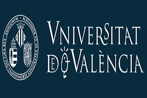 Una de las mejores universidades públicas en España es Universidad de Valencia (UV), logo