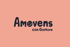 Una de las mejores apps para compartir coche en España es Amovens, logo