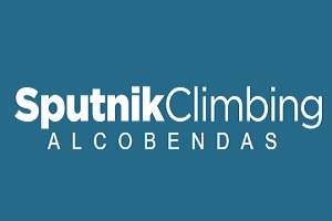 Uno de los mejores rocódromos en España es Sputnik Climbing Center, logo