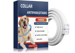 Collar antiparasitario para perros Tiepetly