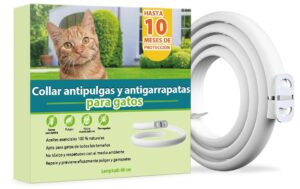 Collar antipulgas y antigarrapatas para gatos