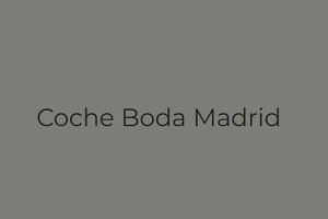 coches clásicos para bodas - logo de Coche Boda Madrid