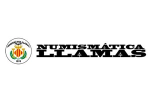 sitios para comprar y vender monedas antiguas - logo de Numismática Llamas